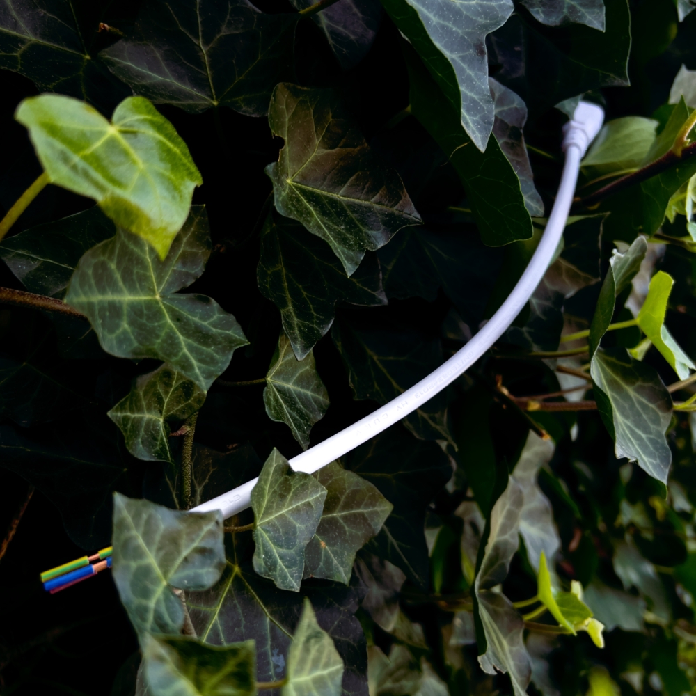 Elanslutnings Kabel 1 meter till Hexagon Belysning